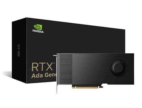 NVIDIA RTX 4000 Ada 20GB GDDR6 图形设计/模拟仿真专业级显卡
