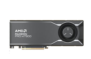 AMD Radeon PRO W7900 高性能计算 AI大模型训练GPU (48GB显存丨RDNA3架构丨流处理器6144丨半精度性能122.64TF丨支持12K分辨率丨295W功耗)