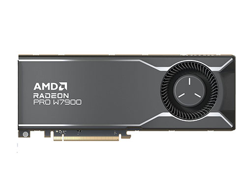 AMD Radeon PRO W7900 高性能计算 AI大模型训练GPU (48GB显存丨RDNA3架构丨流处理器6144丨半精度性能122.64TF丨支持12K分辨率丨295W功耗)