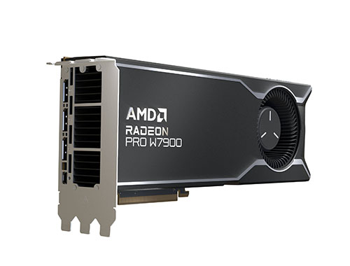 AMD Radeon PRO W7900 高性能计算 AI大模型训练GPU (48GB显存丨RDNA3架构丨流处理器6144丨半精度性能122.64TF丨支持12K分辨率丨295W功耗)