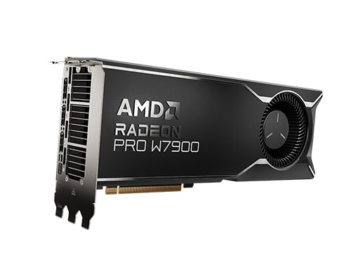 AMD Radeon PRO W7900 高性能计算 AI大模型训练GPU (48GB显存丨RDNA3架构丨流处理器6144丨半精度性能122.64TF丨支持12K分辨率丨295W功耗)