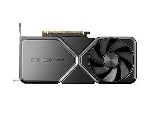 英伟达 NVIDIA GeForce RTX 4070 SUPER 12GB GDDR6X 游戏AI绘图 3D建模显卡