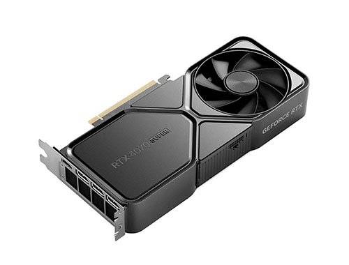 英伟达 NVIDIA GeForce RTX 4070 SUPER 12GB GDDR6X 游戏AI绘图 3D建模显卡