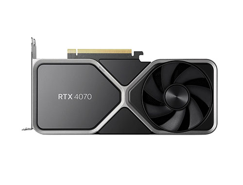 英伟达 NVIDIA GeForece RTX 4070 12GB 视频剪辑 AI深度学习 电竞游戏显卡