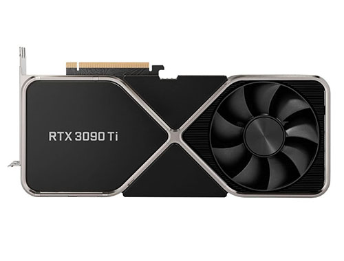 英伟达NVIDIA GeForce RTX 3090Ti 24GB 高性能AI深度学习 台式机游戏显卡