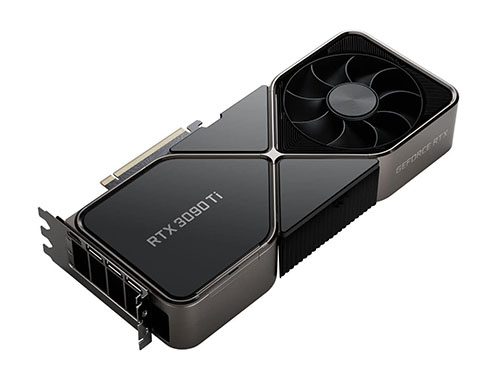 英伟达NVIDIA GeForce RTX 3090Ti 24GB 高性能AI深度学习 台式机游戏显卡