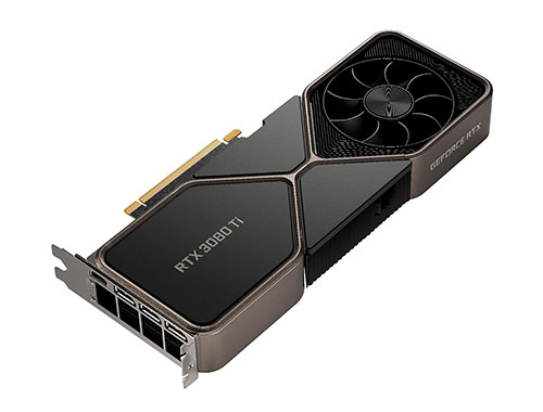 英伟达 NVIDIA GeForce RTX 3080Ti 12GB 设计师绘图剪辑台式机显卡