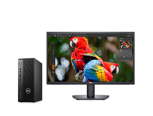 戴尔Precision T3260 图像处理工作站（英特尔酷睿 i5-13500, 14核丨32GB DDR5 内存丨1TB M.2 固态硬盘丨NVIDIA T400, 4GB显卡丨23.8英寸显示器）