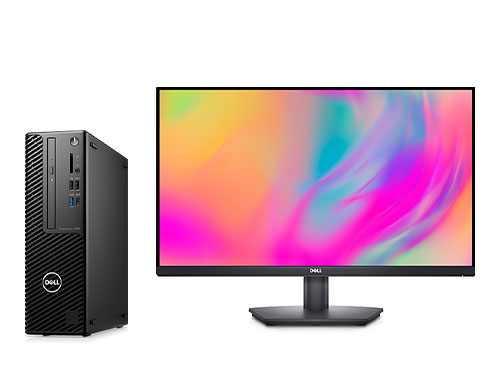 PS/LR/AI设计修图台式电脑  戴尔T3460 台式工作站（英特尔酷睿 i7-13700，16核丨32GB DDR5 内存丨2TB M.2 固态硬盘丨NVIDIA T400 4GB显卡丨戴尔27寸 2K高清显示器）