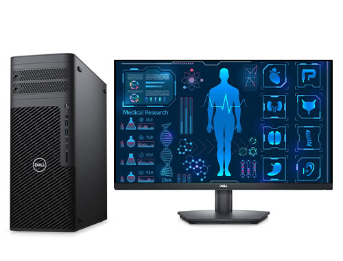 戴尔Precision 7875 医疗影像工作站（AMD Ryzen 7955WX，16核丨32GB，DDR5，ECC 内存丨512GB, 固态+4TB 机械硬盘丨NVIDIA T400, 4GB 显卡丨27寸显示器）