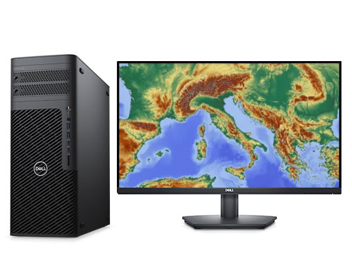 戴尔Precision T7875 ArcGIS电脑配置工作站（AMD锐龙 7965WX，24核丨128GB，DDR5 ECC 内存丨480GB固态+4TB 机械硬盘丨RTX A2000, 12GB 显卡丨27寸显示器）