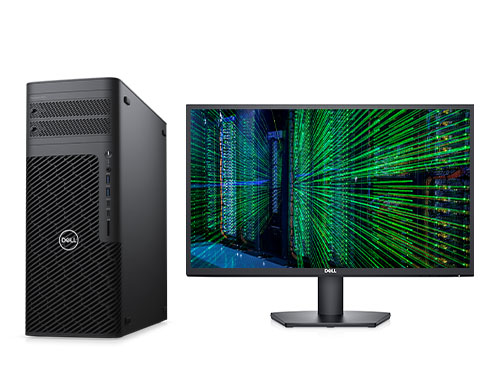 Dell Precision T7875 科研电脑工作站（AMD Ryzen 7975WX，32核丨64GB，DDR5 ECC 内存丨2TB M.2 固态硬盘丨NVIDIA T400，4GB 显卡丨戴尔23.8寸显示器）