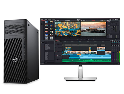 戴尔Precision T7875 影视后期制作工作站（AMD锐龙 7975WX，32核丨128GB，DDR5 内存丨2TB 固态+22TB 机械硬盘丨GeForce RTX 4080，16GB 显卡丨27寸4K显示器）