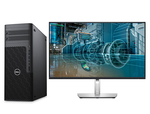 Dell Precision T7875 三维可视化工作站（AMD锐龙 7985WX，64核，128线程丨128GB，DDR5 内存丨2TB 固态+8TB 机械硬盘丨RTX A4500，20GB 显卡丨戴尔27寸显示器）