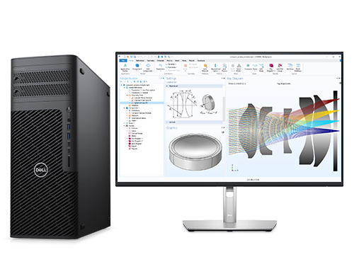 戴尔Precision T7875 光学设计与仿真图形工作站（AMD锐龙 7995WX，96核，192线程丨256GB，DDR5 ECC 内存丨4TB 固态+16TB 机械硬盘丨RTX A6000，48GB 显卡）