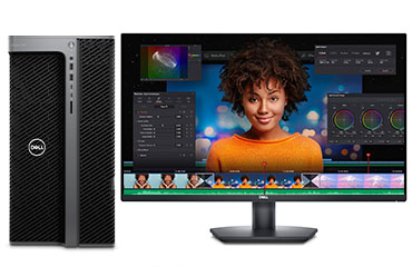 戴尔Precision T7960 视频剪辑师电脑工作站（英特尔至强 W5-3435X，16核丨128GB，DDR5，ECC内存丨1TB 固态+16TB 机械硬盘丨RTX 4080，16GB 显卡丨31.5英寸显示器）
