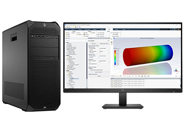 惠普HP Z6 G5 CAE有限元仿真图形工作站（英特尔至强  W7-3455，24核丨384GB DDR5 ECC 内存丨2TB 固态 +2块*8TB 机械硬盘丨RTX A5000, 24GB显卡丨27寸显示器）