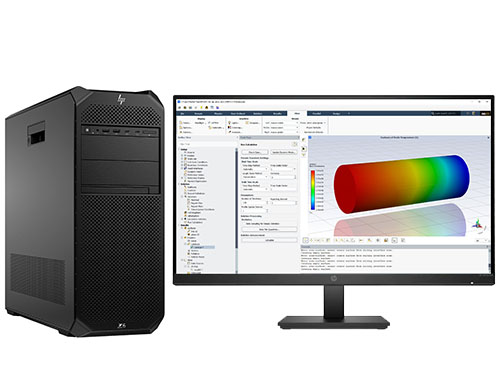 惠普HP Z6 G5 CAE有限元仿真图形工作站（英特尔至强  W7-3455，24核丨384GB DDR5 ECC 内存丨2TB 固态 +2块*8TB 机械硬盘丨RTX A5000, 24GB显卡丨27寸显示器）