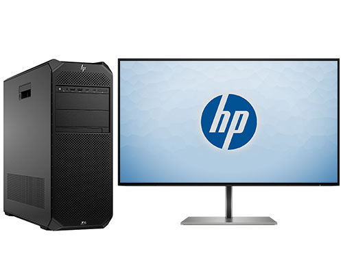  惠普HP Z6 G5 塔式图形工作站（英特尔至强  W7-3465X，28核丨128GB DDR5 ECC 内存丨1TB 固态硬盘 +8TB SATA 机械硬盘丨RTX A4500, 20GB 专业显卡丨27寸显示器）