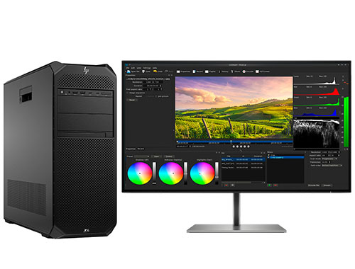  HP Z6 G5 特效师电脑工作站（英特尔至强  W7-3465X，28核丨192GB DDR5 ECC 内存丨2TB 固态硬盘 +12TB SATA 机械硬盘丨RTX 4080, 16GB 显卡丨27寸 4K显示器）