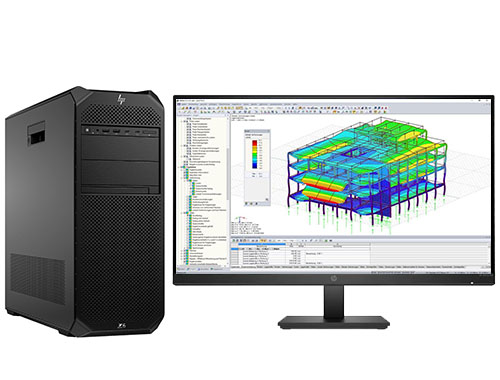 惠普（HP）Z6 G5 材料模拟仿真工作站（英特尔至强 W7-3465X，28核丨384GB DDR5 ECC 内存丨2TB 固态硬盘 +2块*8TB 机械硬盘丨RTX A5500, 24GB 显卡丨27寸显示器）