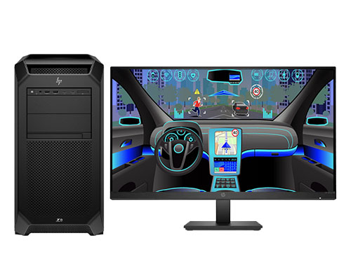 惠普（HP）Z8 G5 VR教学工作站（英特尔至强银牌 4416+，20核丨128GB DDR5 ECC 内存丨512GB M.2 固态+2TB 机械硬盘丨GeForce RTX 4070，12GB 显卡丨27寸显示器）
