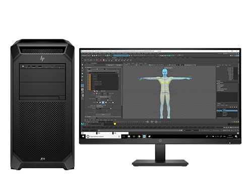惠普 HP Z8 G5 三维设计渲染工作站（英特尔至强金牌 5415+，2.9GHz，8核丨64GB DDR5 ECC 内存丨1TB 固态+4TB 机械硬盘丨RTX A2000, 12GB 显卡丨27寸显示器）