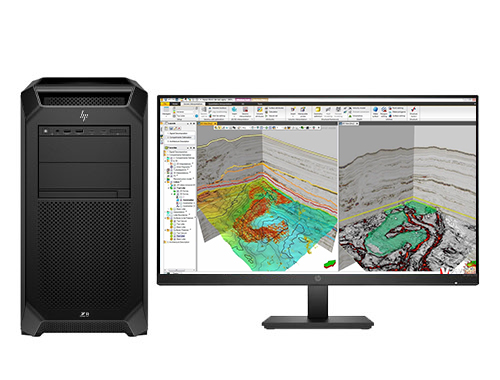 惠普 HP Z8 G5 油藏模拟计算工作站（2颗*英特尔至强金牌 5415+，2.9GHz，8核丨128GB DDR5 ECC 内存丨1TB 固态+4TB 机械硬盘丨RTX A4000, 16GB 显卡丨27寸显示器）