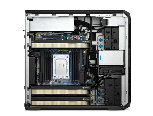 惠普HP Z6 G5 A 台式工作站主机（AMD Ryzen 7945WX，4.7GHz ，12核丨64GB DDR5 ECC 内存丨512GB，固态+2TB 机械硬盘丨NVIDIA T400，4GB 显卡）