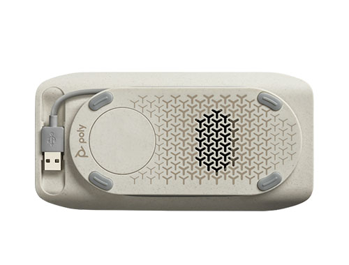 POLY博诣 SYNC 20+ USB/蓝牙全向麦智能扬声器,360°全角度拾音,20小时续航,三麦克风AI智能降噪,IP64防水防尘