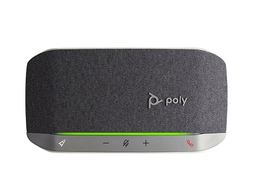 POLY博诣 SYNC 20+ USB/蓝牙全向麦智能扬声器,360°全角度拾音,20小时续航,三麦克风AI智能降噪,IP64防水防尘