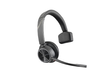 POLY博诣 Voyager 4310 UC 入门级头戴式蓝牙无线耳机，POLY拾音魔墙技术，防尖啸听力保护，蓝牙5.2，传输距离50米，通话时长24小时