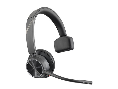 POLY博诣 Voyager 4310 UC 入门级头戴式蓝牙无线耳机，POLY拾音魔墙技术，防尖啸听力保护，蓝牙5.2，传输距离50米，通话时长24小时