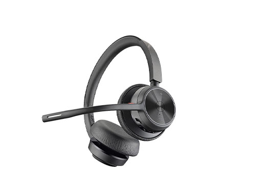 POLY博诣 Voyager 4320 UC 入门级立体声头戴蓝牙耳机，POLY拾音魔墙技术，防尖啸听力保护，蓝牙5.2，传输距离50米，通话时长24小时