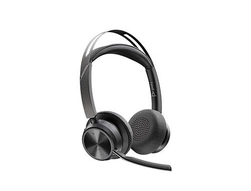 博诣POLY Voyager Focus 2 Office 主动降噪无线办公耳机，25小时通话时长，91米超远传输，拾音魔墙，智能语音播报，ANC主动降噪