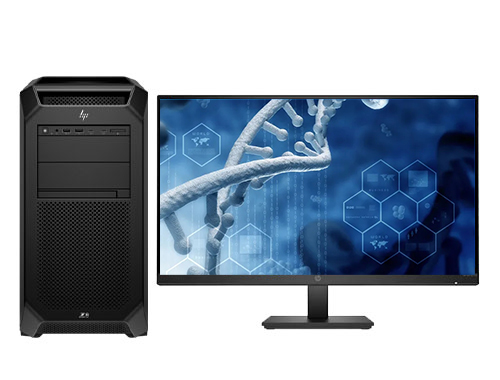 惠普HP Z8 Fury G5 生物信息分析平台工作站（英特尔至强 W5-3423，12核丨64GB DDR5 ECC 内存丨1TB M.2 固态+4TB 机械硬盘丨RTX A2000, 12GB 显卡丨27寸显示器 ）