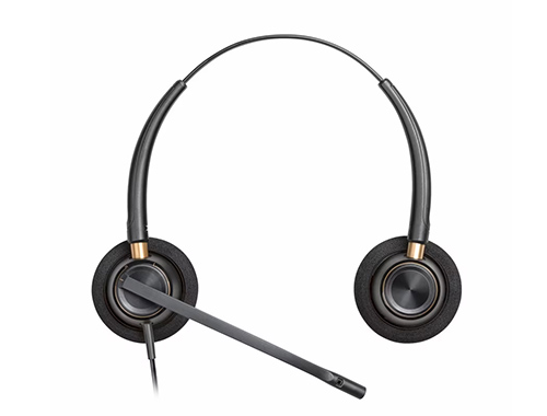 POLY博诣 EncorePro 520 头戴式立体声话务耳机，航天级铝质接头，防尖啸听力保护技术，6800Hz宽频降噪麦克风