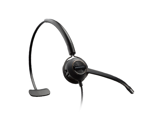 POLY博诣 EncorePro 540 客服办公降噪耳麦，三种佩戴方式，航天级铝质接头，防尖啸听力保护技术，6800Hz宽频降噪麦克风