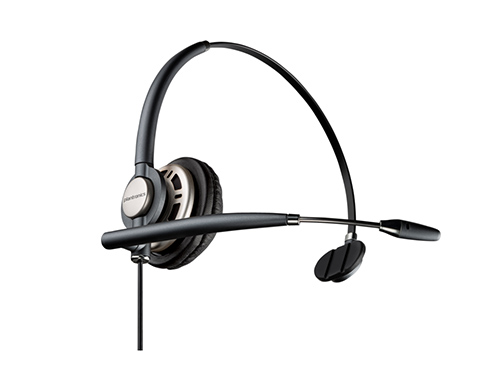 POLY博诣 EncorePro 710 单耳高端呼叫中心耳麦，防尖啸听力保护，6800Hz宽频语音，DSP智能降噪技术，53克超轻便设计