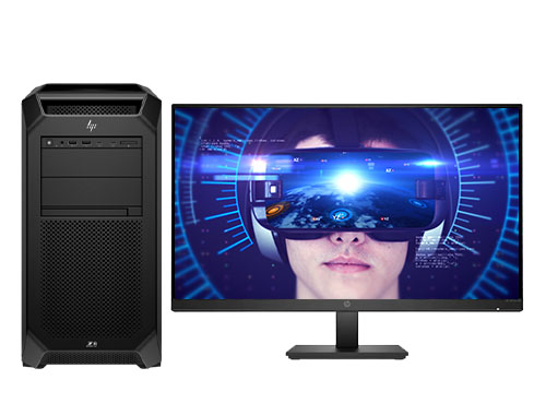 HP Z8 Fury G5 桌面式VR工作站（英特尔至强 W5-3425，3.2GHz，12核丨64GB DDR5 ECC 内存丨1TB M.2 固态+4TB 机械硬盘丨RTX 4080，16GB 显卡丨27寸显示器）
