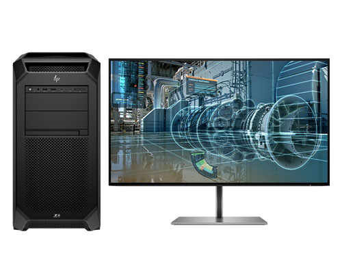 惠普（HP）Z8 Fury G5 虚拟现实设计工作站（英特尔至强 W7-3445，20核丨128GB DDR5 ECC 内存丨1TB M.2 固态+4TB 机械硬盘丨RTX A4000，16GB 显卡丨27寸显示器）