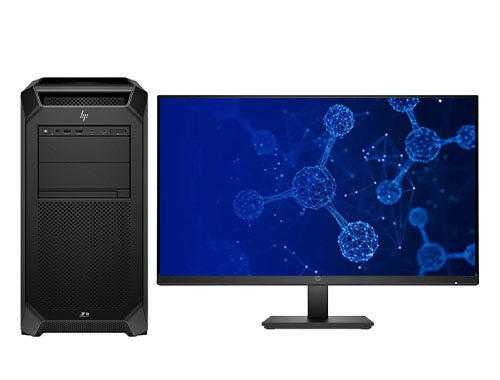 HP Z8 Fury G5 量子化学计算工作站（英特尔至强 W7-3465X，28核丨256GB DDR5 ECC 内存丨2TB M.2 固态+2块*8TB 机械硬盘丨NVIDIA T1000，8GB显卡丨27寸显示器）