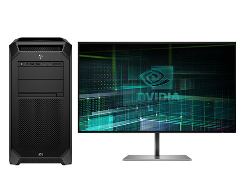 惠普 Z8 Fury G5 GPU仿真加速运算工作站（英特尔至强 W7-3465X，28核丨512GB DDR5 ECC 内存丨4TB 固态+12TB 机械硬盘丨2张*RTX A6000，48GB 显卡丨27寸显示器）