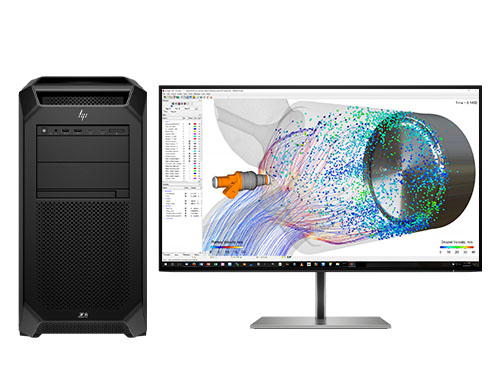 惠普HP Z8 Fury G5 台式工作站（英特尔至强 W9-3495X，56核丨1TB DDR5 ECC 内存丨2块*4TB 固态+4块*12TB 机械硬盘丨3张*RTX A6000，48GB 专业显卡丨27寸显示器）