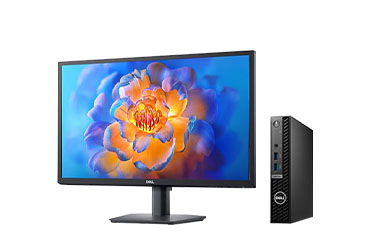 戴尔OptiPlex 7010 MFF 商用电脑微型机（英特尔酷睿 i5-13500T，14核/20线程丨16GB，DDR4，3200MT/s 内存丨512GB M.2 固态硬盘丨集成显卡丨23寸显示器丨Win 11)