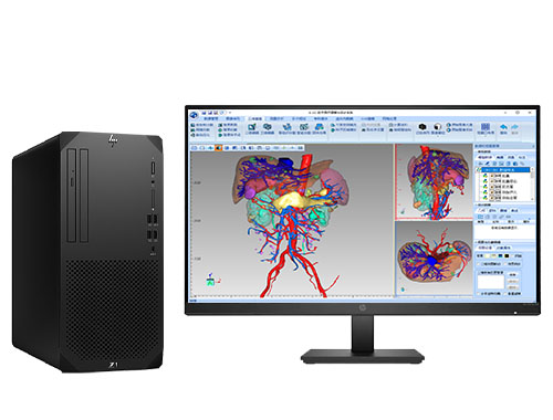 惠普（HP）Z1 G9 医疗成像电脑工作站（英特尔酷睿 i9-13900，24核丨32GB DDR5 内存丨512GB M.2 固态+2TB 机械硬盘丨NVIDIA T1000，8GB 显卡丨惠普27寸显示器）