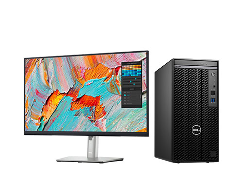Dell Optiplex 7010 MT 台式机主机（英特尔酷睿 i5-13500，14核丨32GB，DDR4 内存丨1TB PCle 固态硬盘丨AMD RX6300 显卡丨戴尔S2425H - 23.8"显示器）