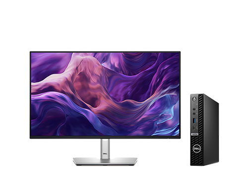 戴尔 OptiPlex 7020 MFF Plus 电脑（英特尔酷睿 i5-14500T，14核丨32GB，DDR5 内存丨2TB M.2 固态硬盘丨集成显卡丨24寸显示器丨Windows 11丨三年保修）