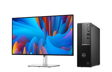 Dell OptiPlex 7020 sff Plus 小型台式机（英特尔酷睿 i7-14700，20核丨16GB DDR5 内存丨512GB 固态+2TB SATA 硬盘丨AMD RX6500 显卡丨27寸显示器）