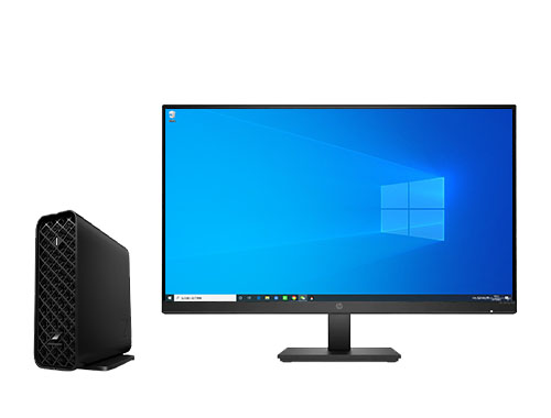 惠普HP Z2 Mini G9 台式图形工作站（英特尔酷睿 i7-13700，16核丨64GB DDR5 内存丨2TB NVMe 固态硬盘丨NVIDIA T400，4GB 显卡丨惠普27寸高清显示器）